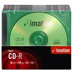 IMATION CD-R 700MB 10-PK 80MIN NEON SLIM (18801)