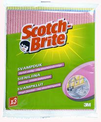 3M Sponge Cloth 3-Pack  (W530)