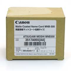 CANON Business Card Matte White Double Sided 277 g 91 x 55 **500-pack** (3517A055)