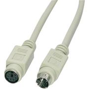 Deltaco Förlängningskabel PS/2 MD6ha-ho 15m