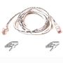 BELKIN CAT 5 PATCH CABLE 10M MOULDED SNAGLESS WHITE UK