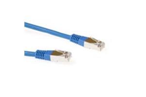 ACT Blue 0.5 meter LSZH SFTP CAT6 patch cable with RJ45 connectors (FB9600)