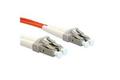 ACT 1 meter LSZH Multimode 62.5/125 OM1 fiber patch cable duplex with LC connectors