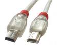 AIC USB 2.0 Kabel MiniA-MiniB -  3,0 m MiniA-MiniB USB Kabel Transparent