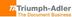 TRIUMPH-ADLER TA 2012 / 2212 Toner 65 gram