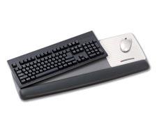 3M GELL WRIST SUPPORT KEYB+MOUSE,  BLACK (TWR422LE)