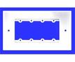 KRAMER FRAME-2G/EUK(W) FRAME FOR WALL PLATE INSERTS - 2 GANG