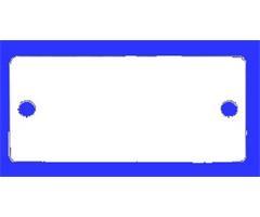 KRAMER Modul 1xBlank Single Hvit (W-Blank-W)