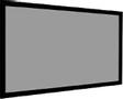 EUROSCREEN Frame Vision Light FlexGrey 16:9 Black borders 190cm x 107cm