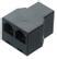 MICROCONNECT ADAP RJ11/6P4C 1F-2F Black