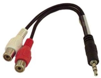 1MAG Audio-Adapter 3,5mm Jack/M - 2x Phono/F ca 0,15m (MM-K2C-MF-A)