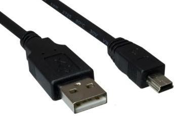 1MAG USB - Kabel  til  Sony, Casio, Canon  Sort   0,5m (USB-SOCACA-050)