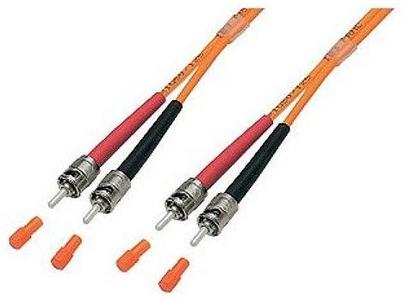 1MAG Fiberkabel  ST - ST   50/125  Duplex  LSZH  OM2  Orange   0,50m (LW-50-STST-050)