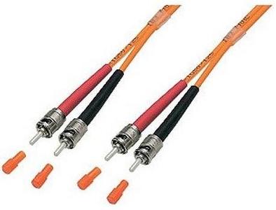 1MAG Fiberkabel  ST - ST   50/125  Duplex  LSZH  OM2  Orange   0,75m (LW-50-STST-075)