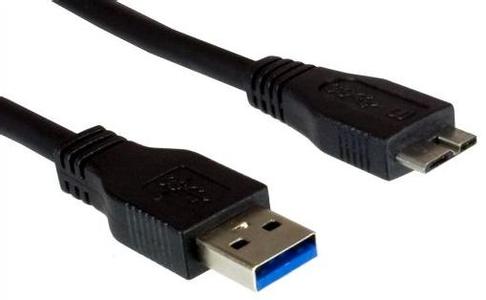 1MAG USB 3.0 - Kabel  A han  til  Micro B han  Sort   3,0m (USB3-MB-3)
