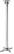 AVP PRO Projektor Takfeste 110-197cm universal/ skjult kabel/ skråtak/ sølv