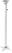 AVP PRO Projektor Takfeste 110-197cm universal/ skjult kabel/ skråtak/ hvit