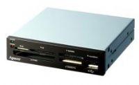 APACER 3.5" 21-In-1 Embedded Card Reader AE701 USB2.0 Black Bulk Metal Housing Reader (APAE701B-1)
