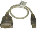 DELTACO Adapter USB ->Seriell, RS232 DB9 hane, 0,35m