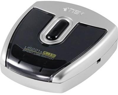 DELTACO USB 2.0 switch, 2 datorer till 1 enhet (US221)