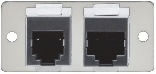 KRAMER W4545 (W) - Modul_ 2x Nätverk RJ45_ Vit (85-1002099)