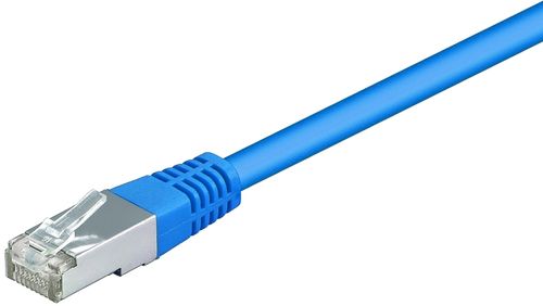 ALINE Patch kabel, F/UTP CAT5E, 0,5 m blå (5010005)