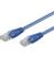 ALINE Patch kabel, UTP CAT5E, blå, 1 m