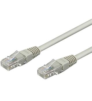 ALINE Wentronic CAT5e UTP Netzwerkkabel (Patchkabel,  2x RJ45, 3m) grau (5001030)