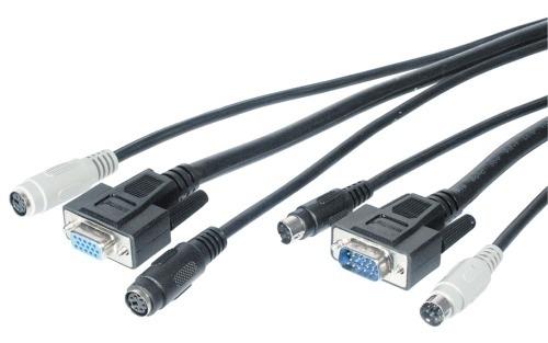ALINE KVM kabelsæt, SVGA han/hun, PS2 han/hun, 1,8 m (68019)