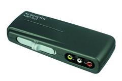 ALINE Audio/video omskifter 3 ind/1 ud, manuel