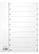 OEM Register A4 PP 1-10 m/ indeksark hvit