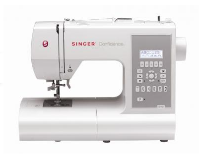 SINGER Confidence 7470 Symaskin 173 sømmer, knapphull: 7 sømmer. - 4 trinn, LCD-skjerm,  minnefunksjon,  2 LED-lys (7470)