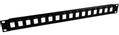 DELTACO Patchpanel, 16-port, utan kontaktdon