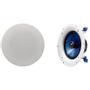 YAMAHA NS-IC800, 8"" InCeiling speakers, 2-way coaxial, 8 Ohm, 90 dB, White, Pair