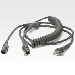 DATALOGIC PS/2, KBW cable, coiled, 4.5 m (8-0741-17)