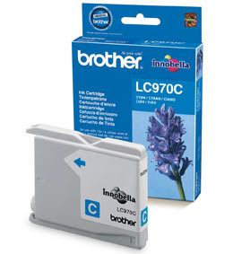 BROTHER Ink Cart/Cyan Single Blist+DR Sec Tag (LC970CBPDR)