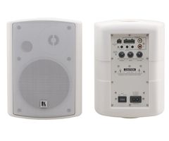 KRAMER Aktiva högtalare SPK-OCA504,  Par, Vit. Inkl. väggfäste OBS! Lägg gärna till artikel 6304784 (60-000215041)