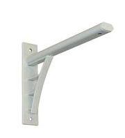 EUROSCREEN Wall brackets 30cm | Pair | Max 40kg load | White (485030)