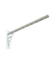 EUROSCREEN Wall brackets 50cm | Pair | Max 30kg load | White (485050)