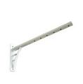 EUROSCREEN Wall brackets 50cm | Pair | Max 30kg load | White