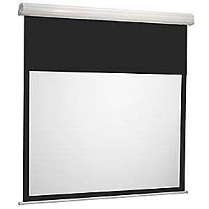 EUROSCREEN Diplomat Ease Arctiq No black borders 150cm x 150cm Soft Retraction (DD150)