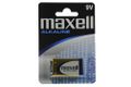 MAXELL BATTERY BLOCK 9V 6LR61 ALKALINE 1   