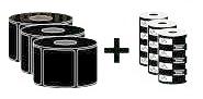ZEBRA LABEL RIBBON PACK (3006321)   SUPL (ZIPSHIPKIT2)