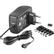 OEM Nätadapter 230V till 3-12V DC 2250mA, utbytbara kontakter