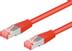 ALINE Patch  kabel,  S/FTP  CAT6,  2  m,  rød