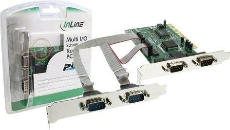 ALINE Seriel RS232 PCI udvidelseskort 4 porte (66639i)