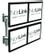 NORLINK Spaceco Pro S4 Gasarm system med plass til 4 skjermer
