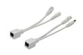DIGITUS Passive PoE cable kit DN-95001 - Strøm via ethernet (PoE) kabelsæt - DC-stik 5,5 mm - CAT 5e