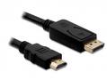 DELOCK Cable Displayport >HDMI m/m 2m