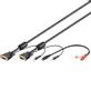 WENTRONIC VGA cable with mini jack for sound 3m - qty 1